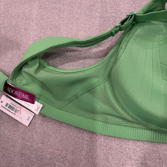 [34C]Adore Me Green Sports Bra Intimates - Picture 6 of 6